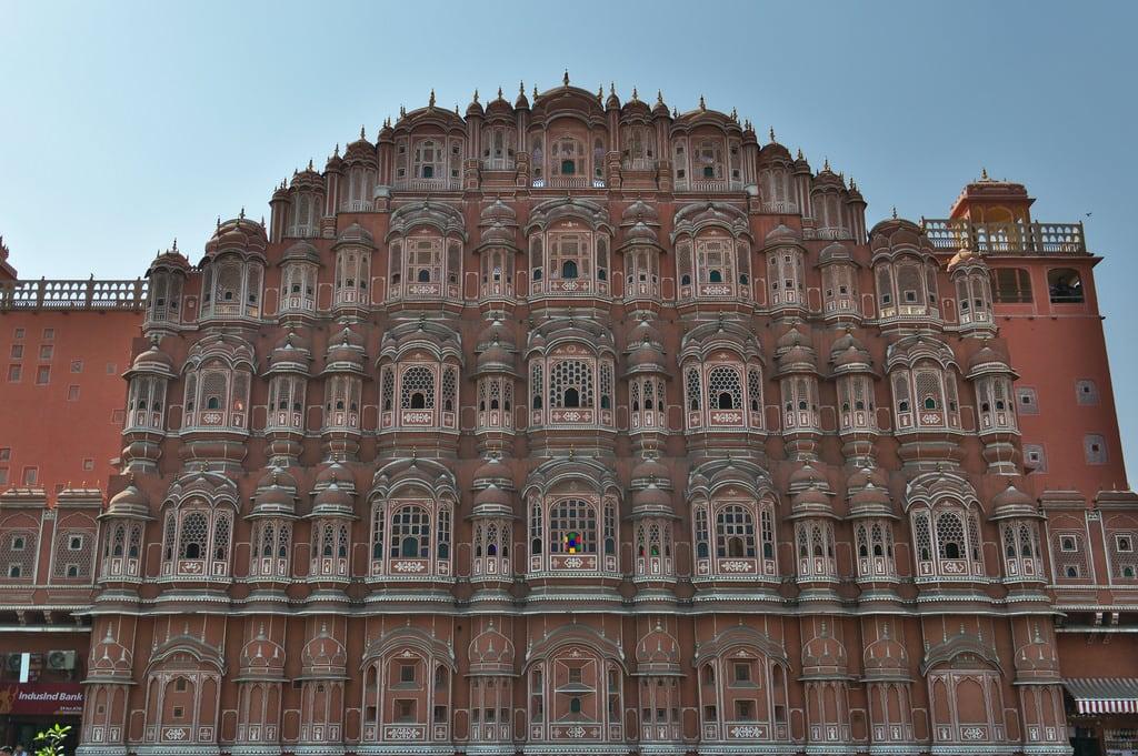 Image of Hawa Mahal. hawamahal inde india jaipur palaisdesvents rajasthan architecture palace palais vent wind asie asia darktable