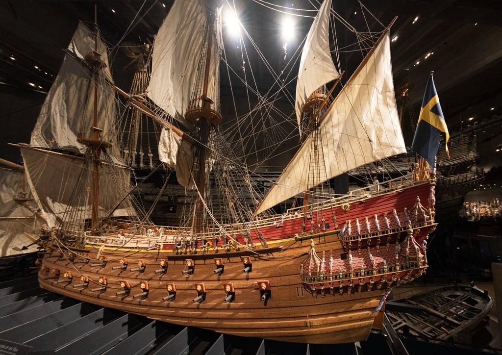 Image of Vasa Museum. sweden stockholm vasa ship boat sea sail sailing model museum