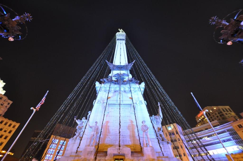 Soldiers and Sailors Monument 的形象. travel november vacation indianapolis indiana 2009 2000s vxla
