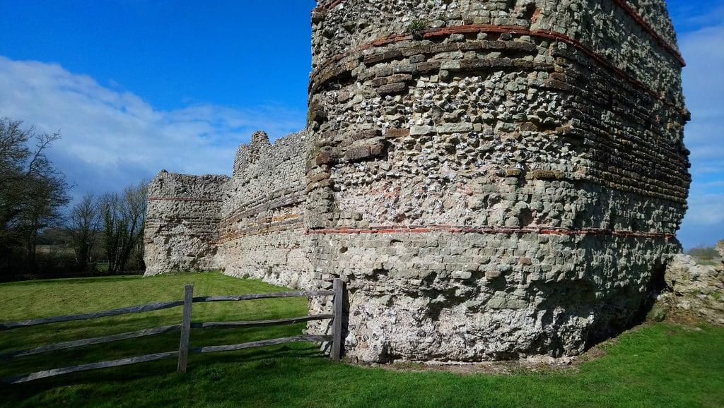 Image of Pevensey Roman Fort. 