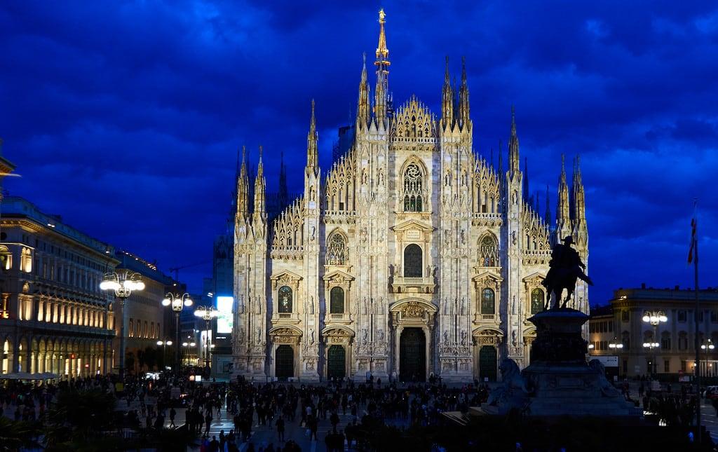 תמונה של Milan Cathedral. mi10224 duomodimilano milancathedral duomo milan milano italy nightphotography night
