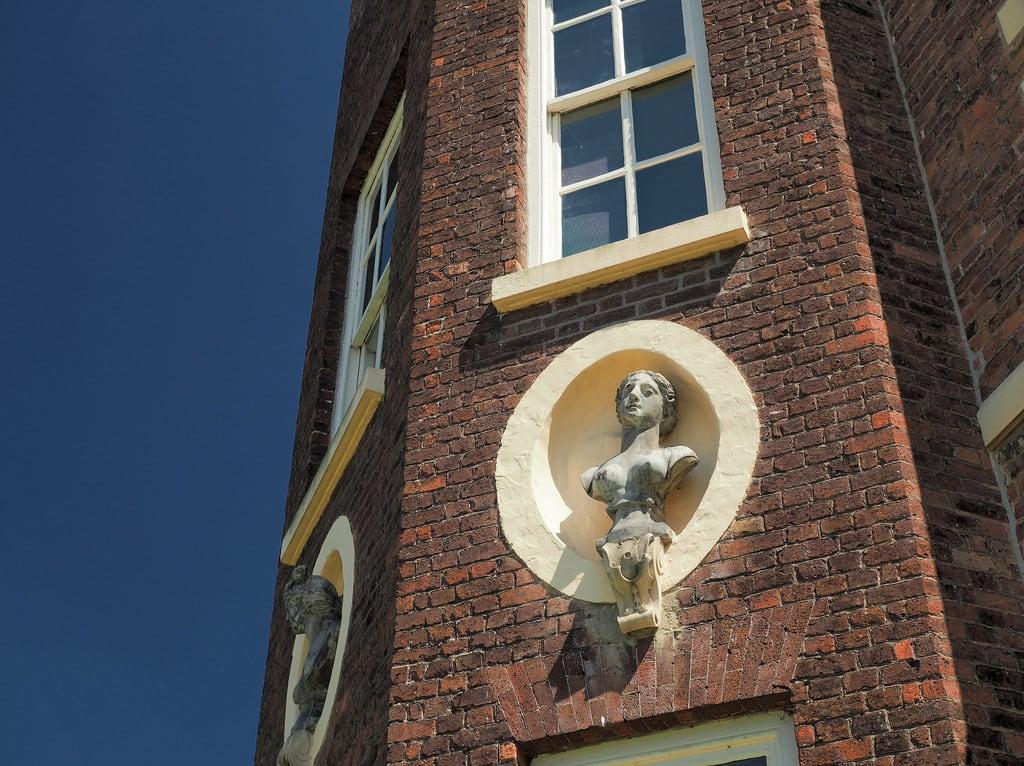 Image of Ham House. bust sculpture nipples