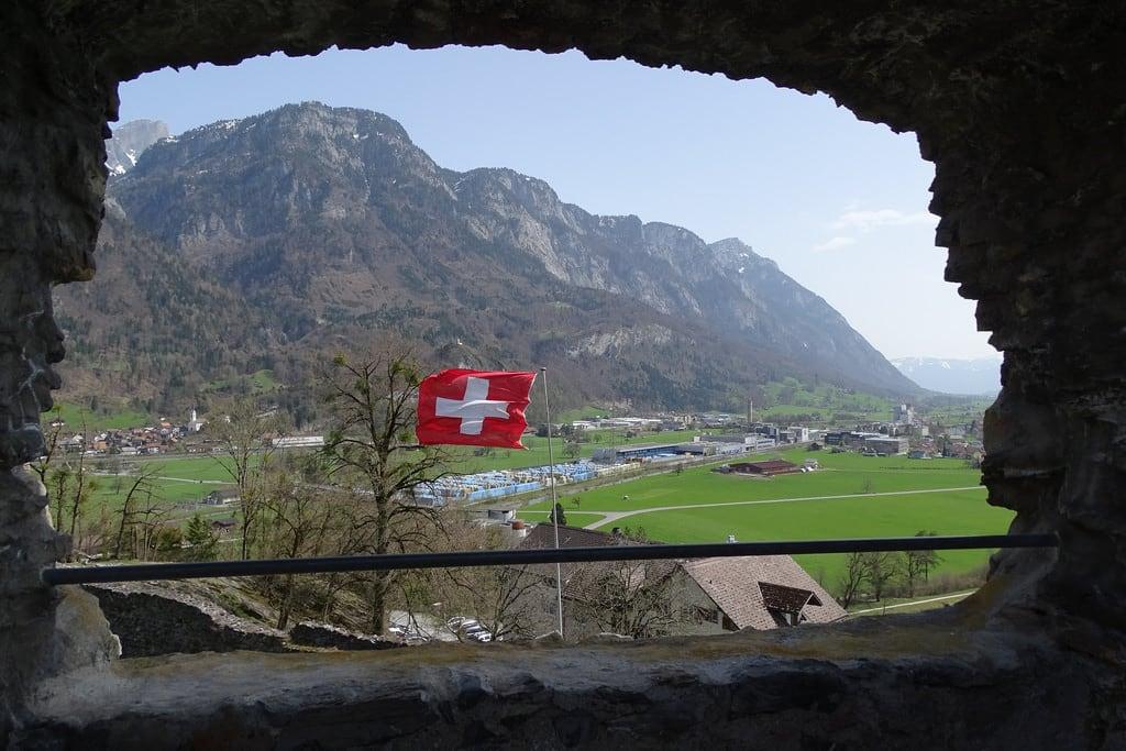 Image of Graepplang. switzerland schweiz swiss suisse swisstravel swisstravelspectacular flums burgruine burg schloss gräpplang alpen alps europa europe flumserberg seeztal