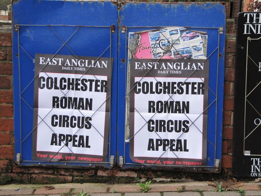 Billede af Colchester's Roman Circus. heritage roman circus fundraising colchester appeal camulodunum