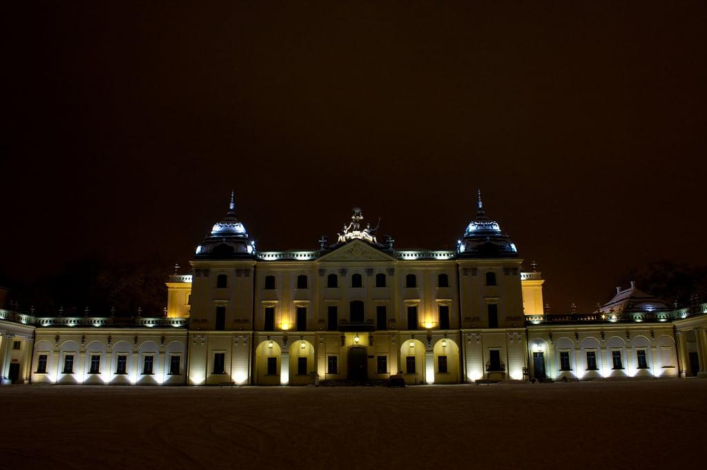 Image of Branicki Palace. city night poland polska palace noc białystok podlasie pałacbranickich podlachia branickipalace