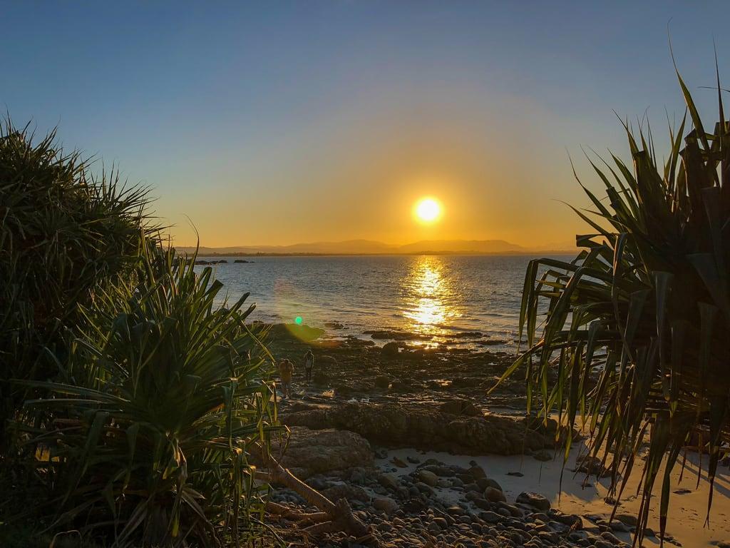 Immagine di Wategos Beach. 2018 australia beach byronbay lightroom newsouthwales sea sunset wategosbeach au