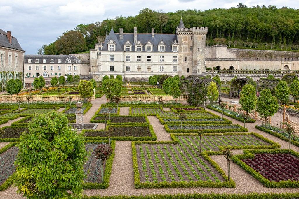 Image of Château de Villandry. château jardin loire châteauxdelaloire villandry renaissance potager