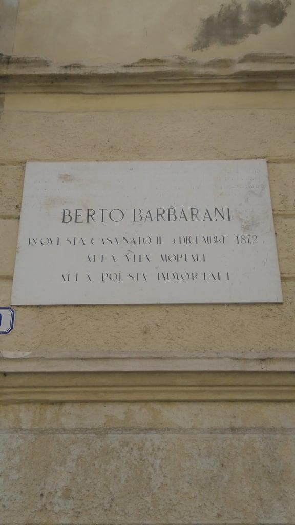 Berto Barbarani képe. 
