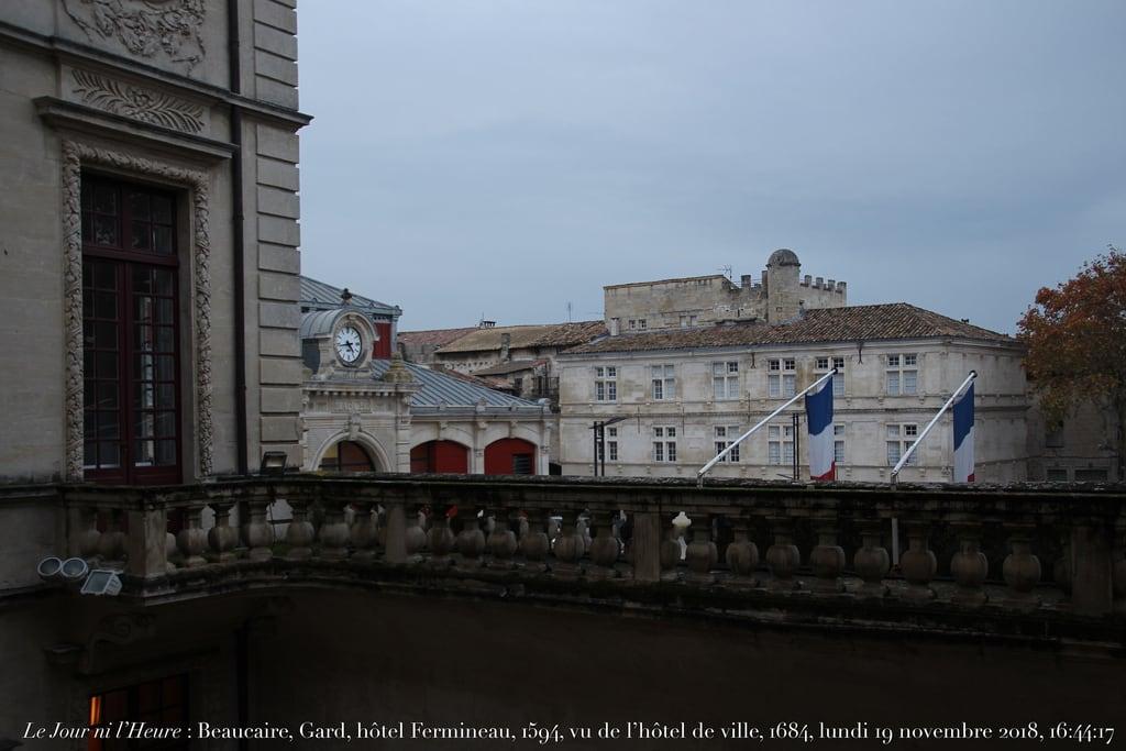 Image of Hôtel de ville. beaucaire fermineau hôtelfermineau 1594 hôteldeville juleshardouinmansart mairie gard languedoc occitanie renaudcamus 19novembre2018