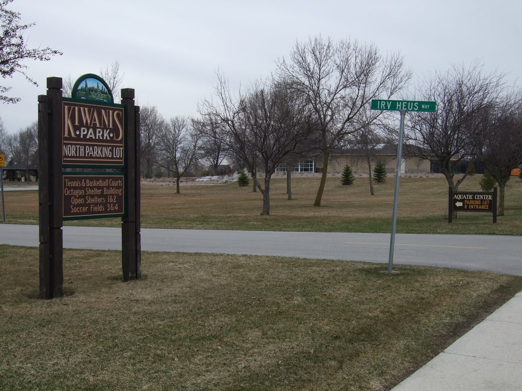 Obraz New Holstein. park playground kiwanis newholstein