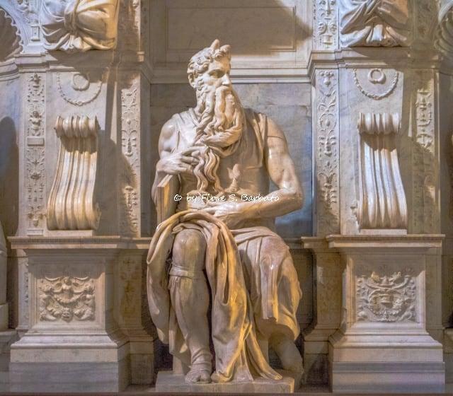 Moses (Michelangelo) képe. lazio roma chiesa basilica san pietro sanpietro vincoli catene tomba mausoleo giulio michelangelo mosé scultura italy