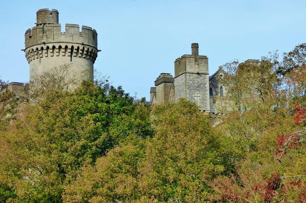 Arundel Castle görüntü. arundel sussex castle