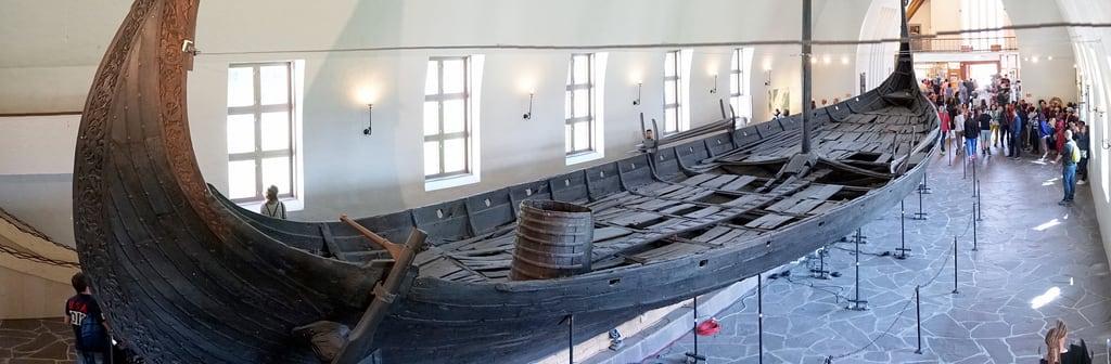 Image of Viking Ship Museum. oslo norway northern europe summer museum viking ship