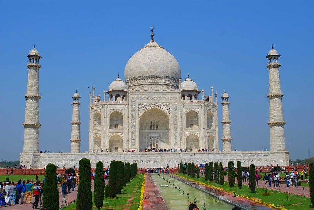 Bild av Taj Mahal. taj mahal tajmahal agra india