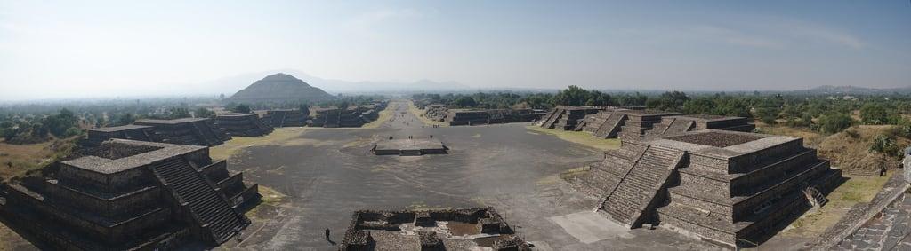 Bild av Teotihuacán. 