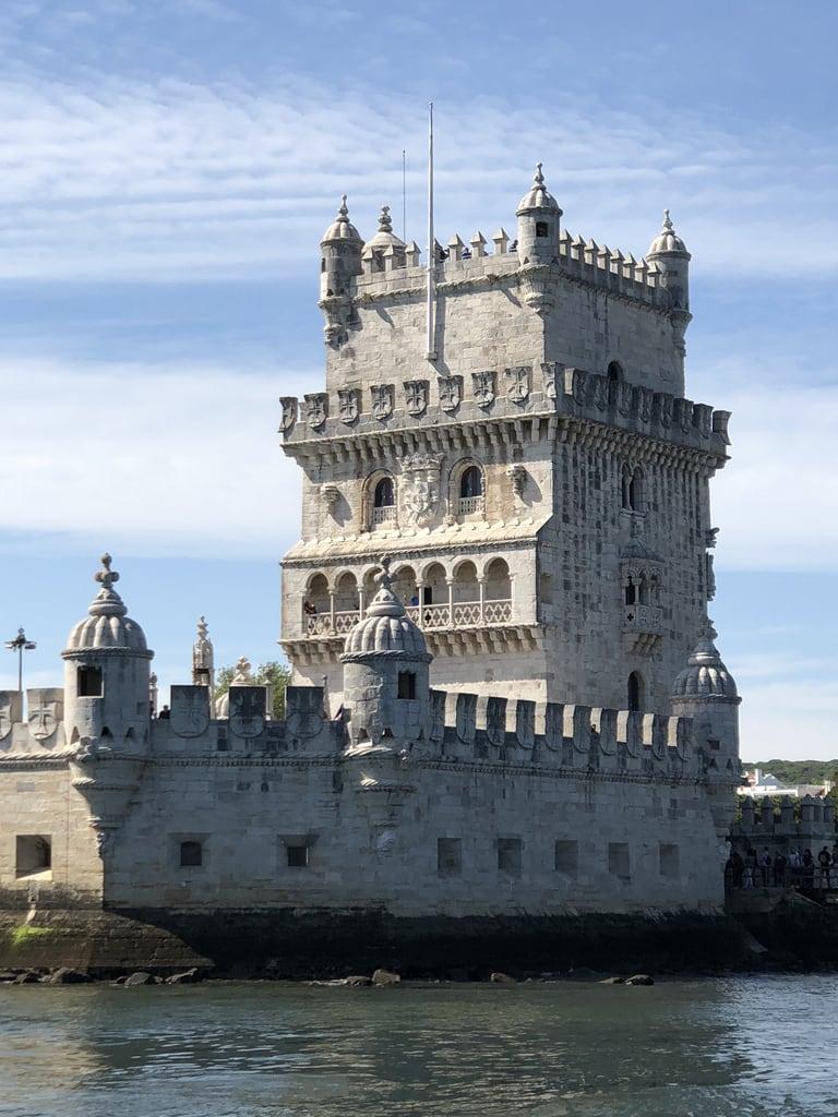 Image of Torre de Belém. portugal lisbon belémtower torredebelém river tagus