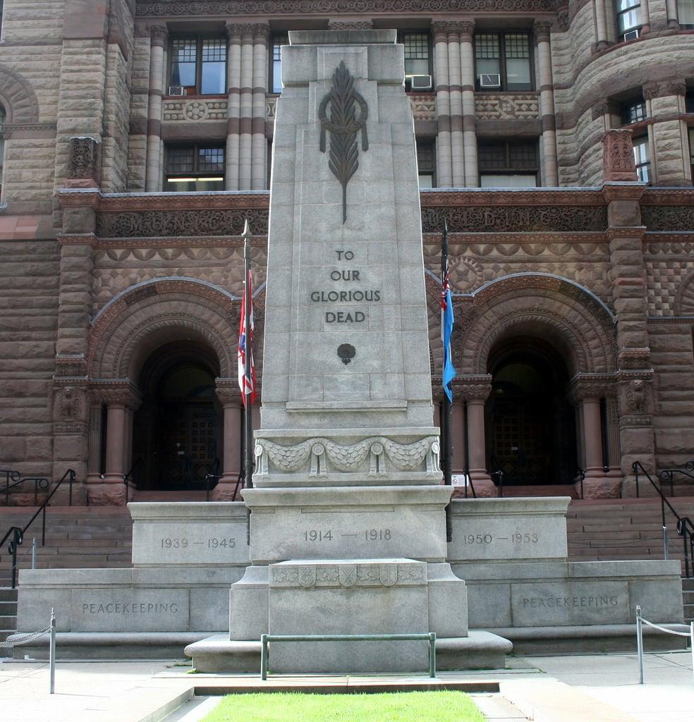 Image of Old City Hall Cenotaph. toronto ontario cenotaph oldcityhall