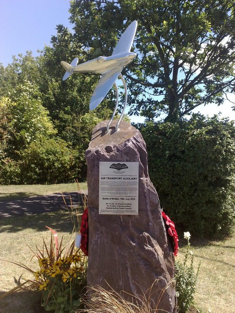 Image of Air Transport Auxillary Memorial. hamble airtransportauxillary