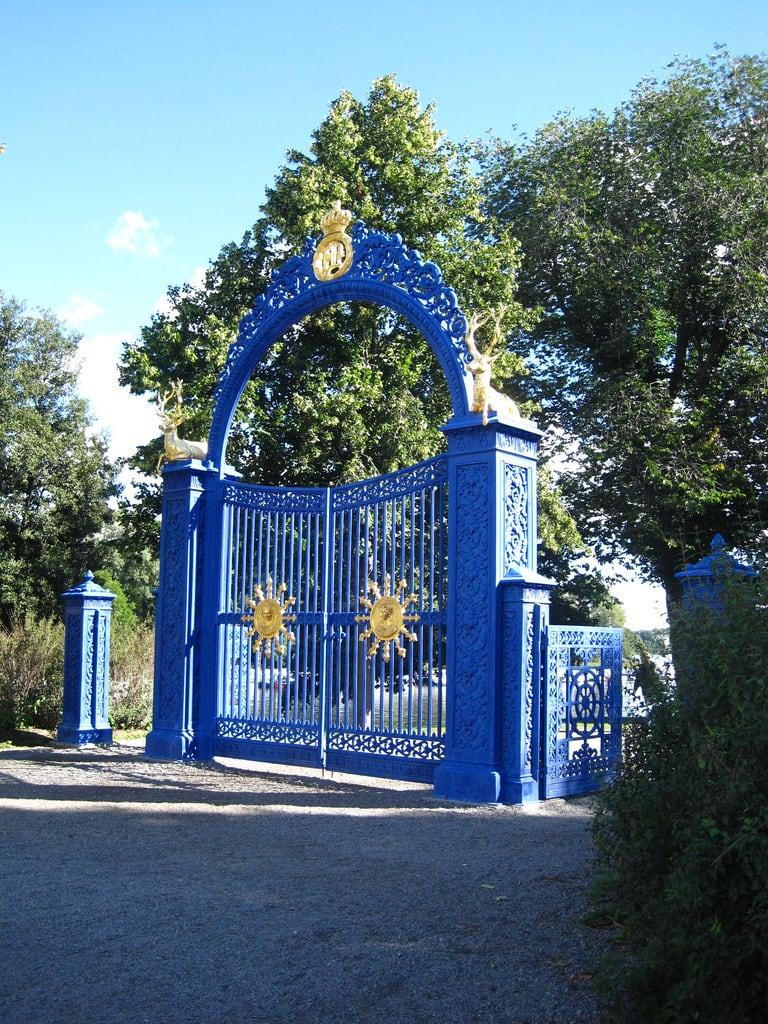 Blå porten 의 이미지. 