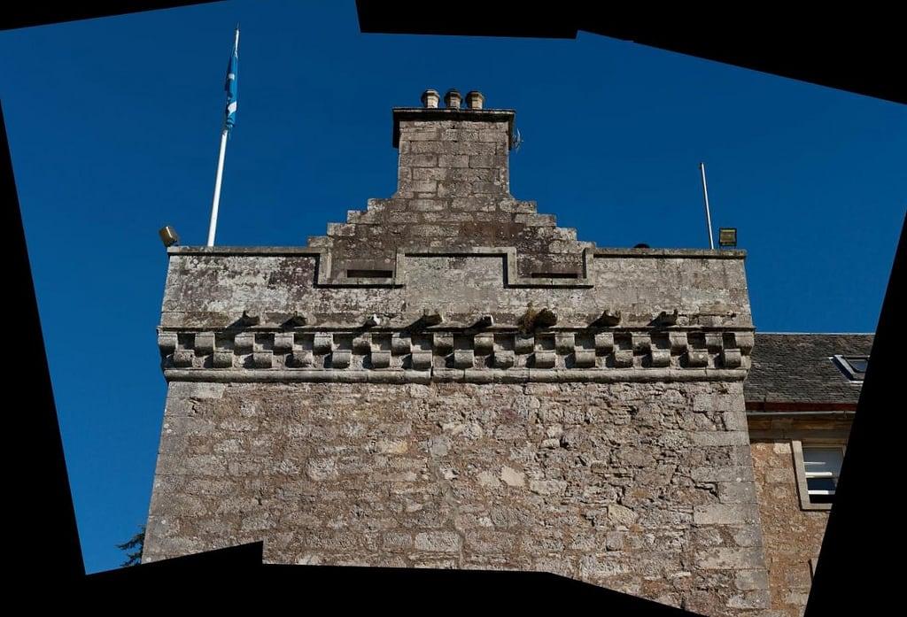 Image of Culcreuch Castle. wedding slr castle composite architecture canon hotel scotland stitch stirling central stitched fintry stirlingshire 30d canon30d culcreuch culcreuchcastle architecturalhistory tomparnell itmpa culcreuchcastlehotel archhist