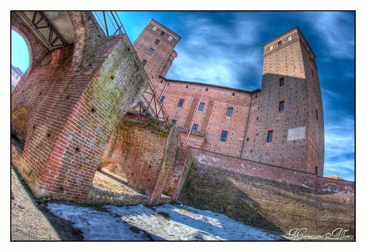Image of Castello di Fossano. canon fisheye cuneo fossano samyang8mm