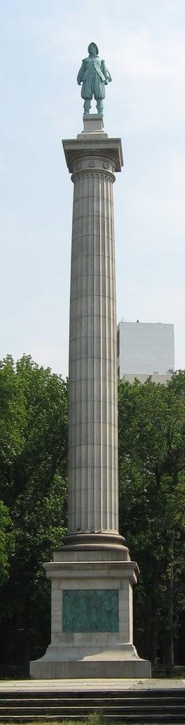 Image of Henry Hudson Monument. park newyorkcity bronx henryhudson henryhudsonpark