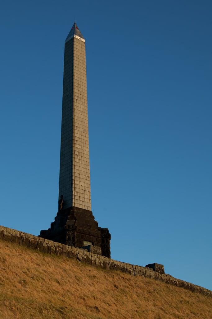 Image of John Logan Campbell Monument. auckland cornwallpark newzealand onetreehill sirjohnlogancampbellobelisk sun sunset aucklandcity aucklandregion nzl