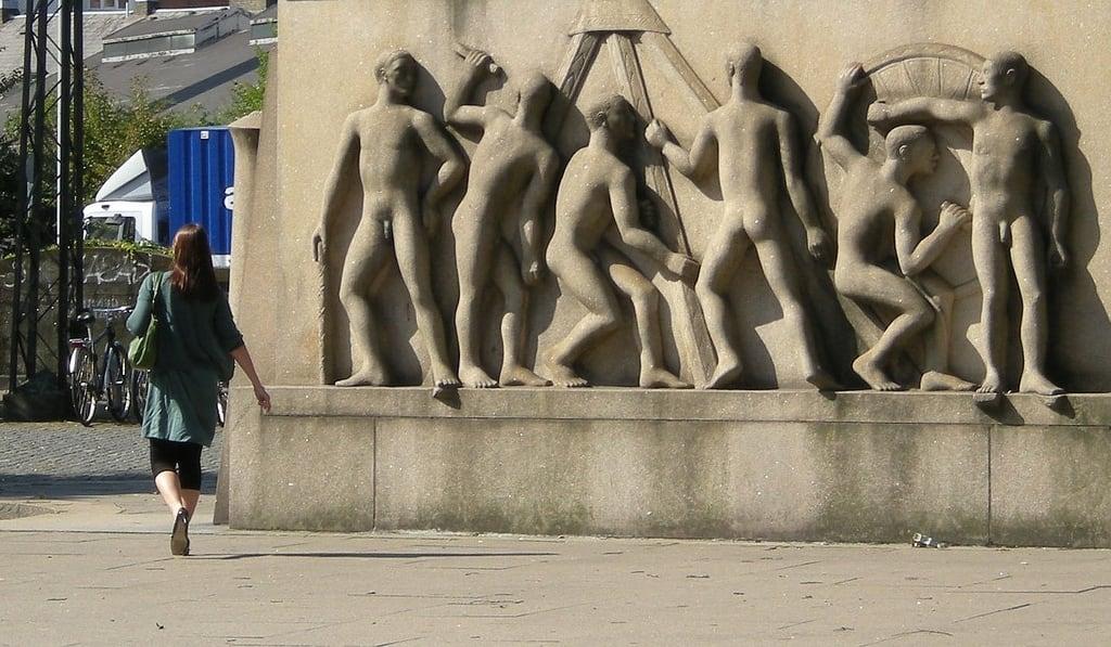 Billede af Thorvald Stauning. monument copenhagen memorial socialist kopenhagen leder führe stauning sozialist denkmall