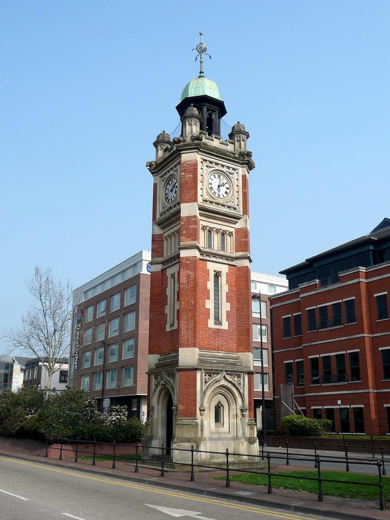 Image of Jubilee Clock Tower. clock maidenhead