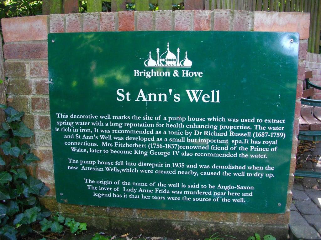 Image of St Ann's Well. 