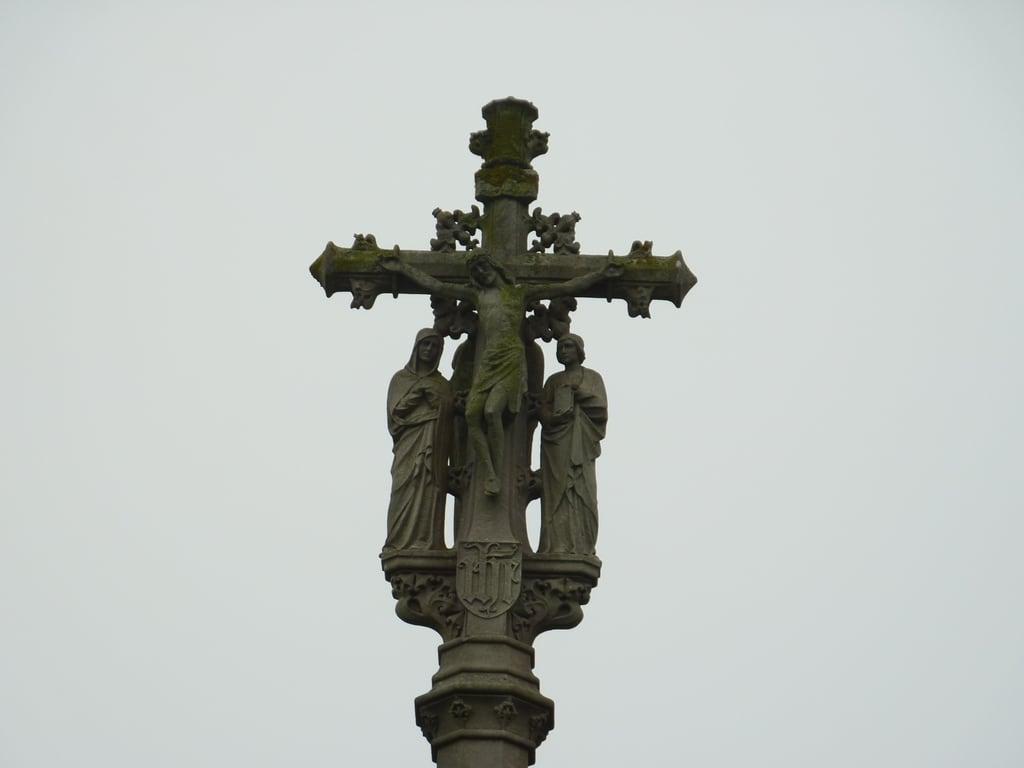 Shepway Cross の画像. uk england detail way walking lumix kent memorial war cross hiking united kingdom panasonic shore crucifix dmc saxon shepway lympne tz7