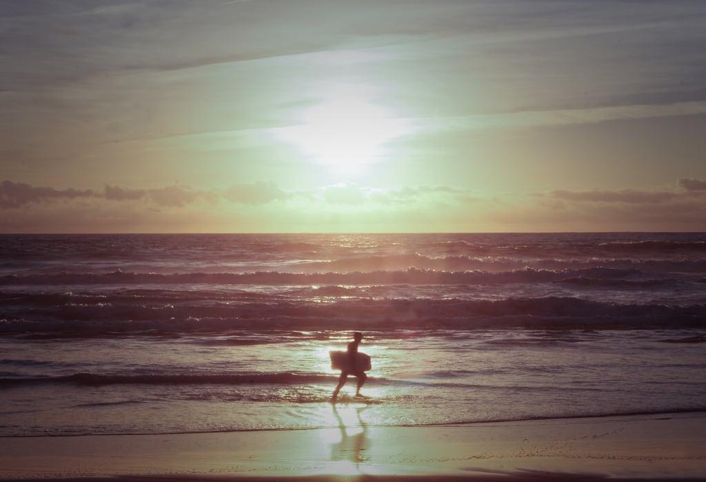 Praia do Paraíso 的形象. sunset pordosol praia beach waves ondas bodysurf