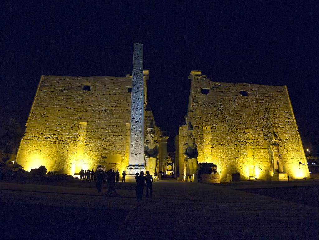 Image of Temple of Luxor. 
