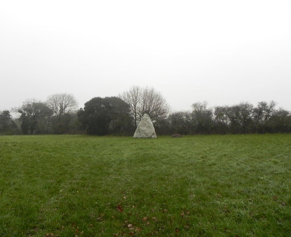 Menhir du Boivre 의 이미지. standingstone menhir saintbrévinlespins boivre menhirduboivre
