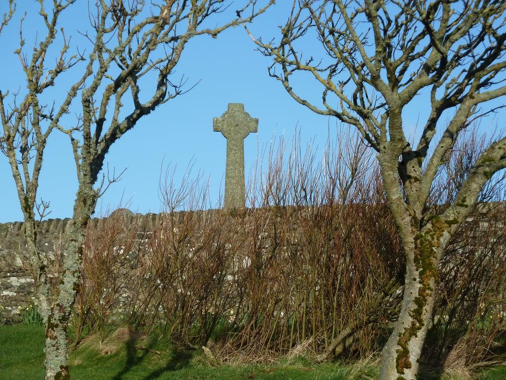 Image of Kilchoman Cross. lumix scotland cross islay 2012 stockphoto quickpic kilchoman nigelbrown dmctz8 panasonicdmctz8