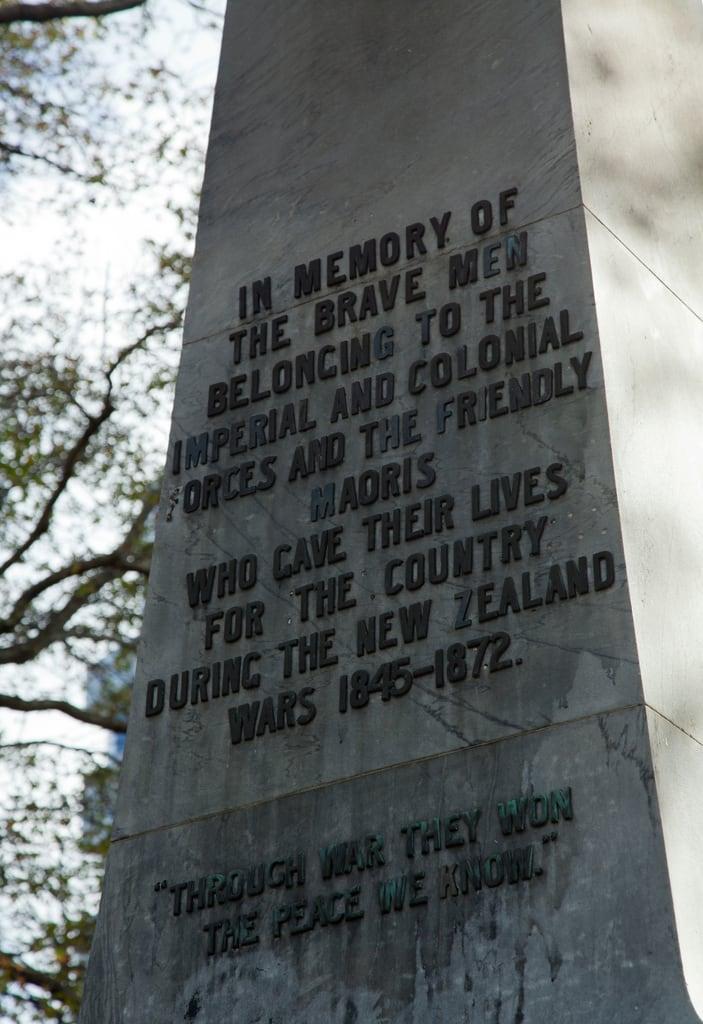 Image of Symonds Street NZ Wars memorial. newzealand auckland nzl aucklandcity symondsstreet wakefieldstreet aucklandregion aucklandcbd newzealandwarsmemorial