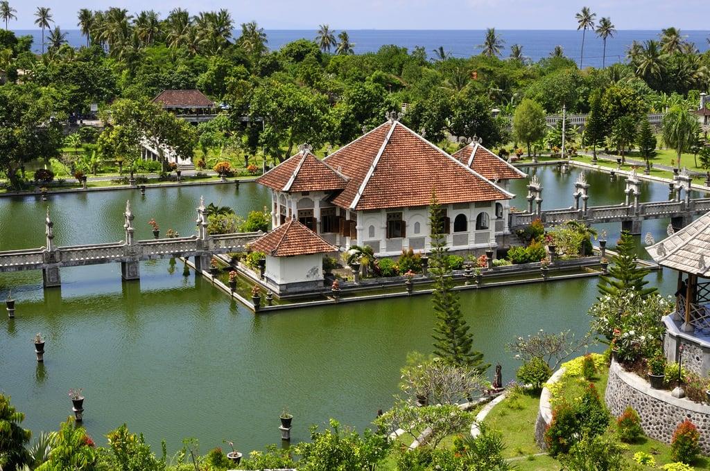 Obraz Taman Ujung Water Palace. bali indonesia