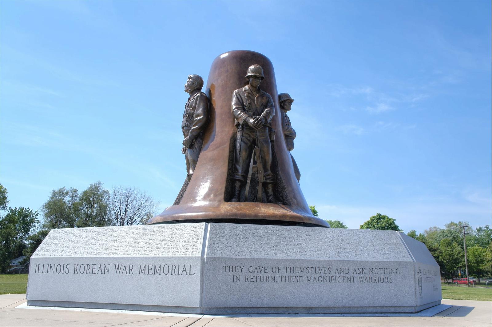 Зображення Illinois Korean War Memorial. illinois springfield