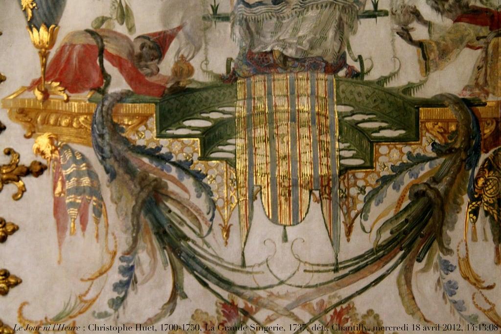 Attēls no Château de Chantilly. monkey monkeys baroque décoration rococo singe décor singes muséecondé renaudcamus