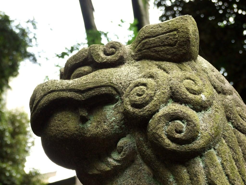 ภาพของ 神明大神宮. 神社 jinja komainu 狛犬