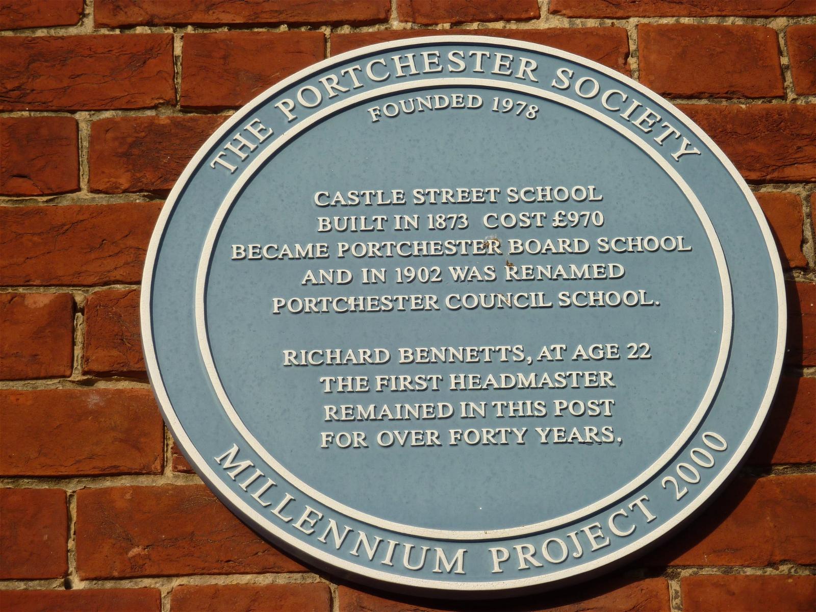 Image of Castle Street School. openplaques:id=11188