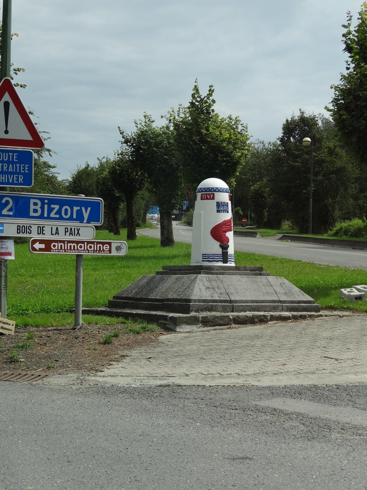 Bild von Mardasson Memorial. belgië zomer augustus 2012 wallonië luxemburgbelgië