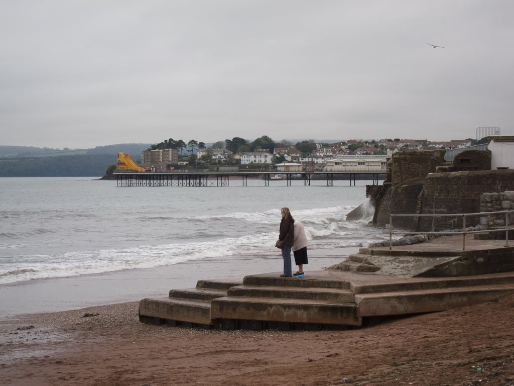 صورة Preston Sands. uk england beach canon pier united kingdom powershot devon preston paignton s95