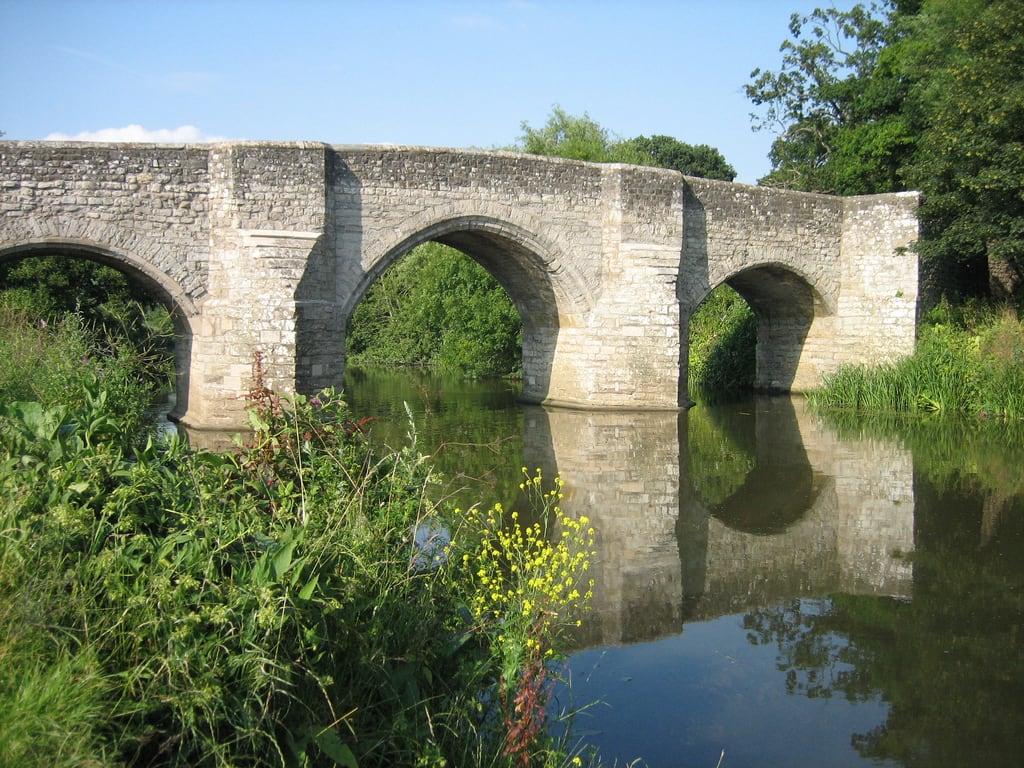 Image of Teston Bridge. bridge water river kent bridges rivers rivermedway teston