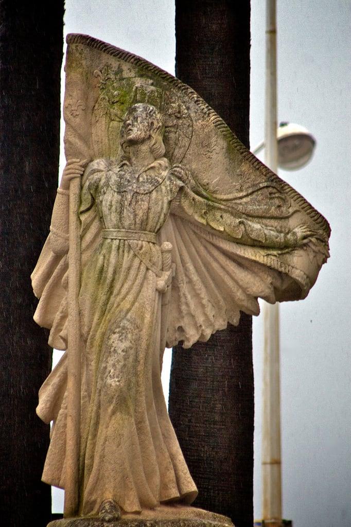 Image of Statue Jeanne d'Arc. france statue cannes statuary joanofarc alpesmaritimes jeannedarc provencealpescôtedazur osm:node=2853508319