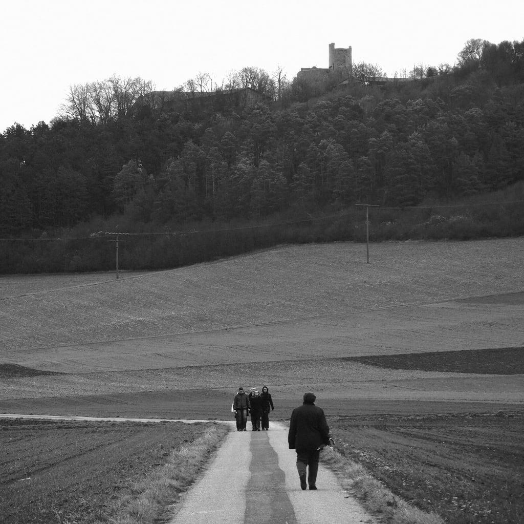 صورة Burg Neuhaus. winter white black castle monochrome germany deutschland zwart wit weiss schwarz burg duitsland kasteel neuhaus badenwürttemberg badmergentheim igersheim