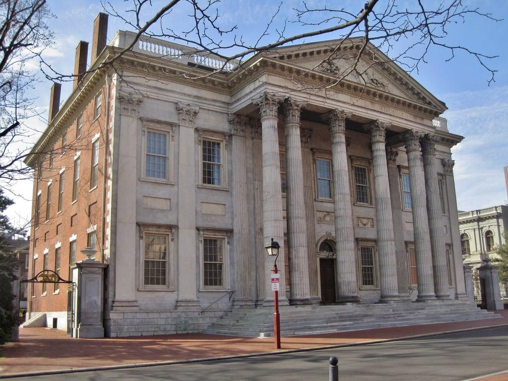 תמונה של First Bank of the United States. philadelphia pennsylvania bank nationalhistoricalpark greekrevival 1790s samuelblodgett