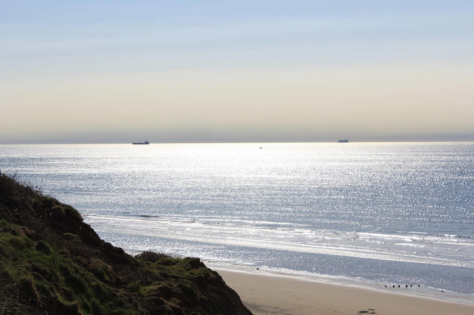 Afbeelding van Yaverland Beach Zandstrand. england unitedkingdom sandown