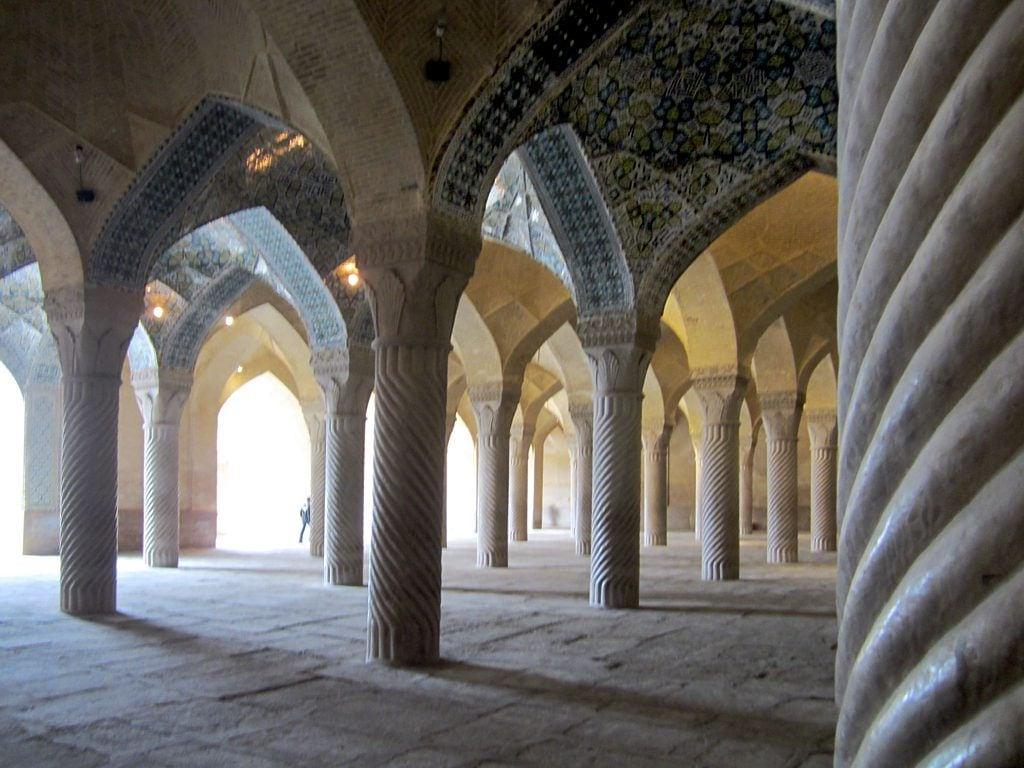 Bild av Vakil Mosque. iran shiraz
