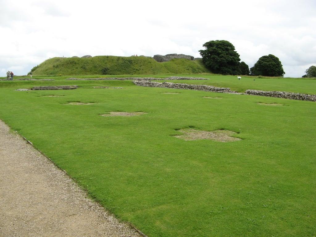 Image of Old Sarum Cathedral. old uk england ruins sarum anglie